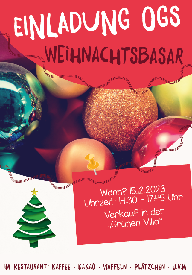 Weihnachtsbasar-Einladung
